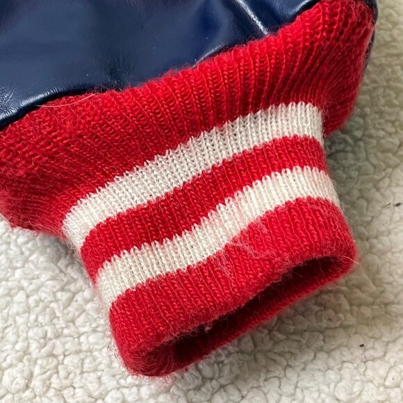 VTG Superman Varsity Jacket Mens XXL Blue Red & White Stripes Justice League USA - Picture 14 of 16